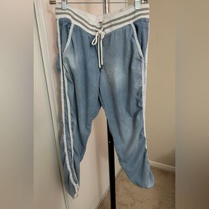 Bongo Blue with White Side Stripes Jogger